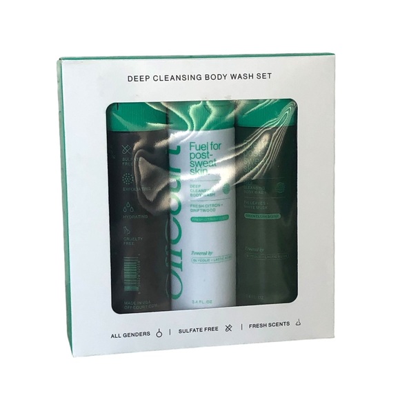 OffCourt - Body Wash Set Of 3 Bottles 3.4 FL. Oz Each - New In Sealed Box - Picture 1 of 5